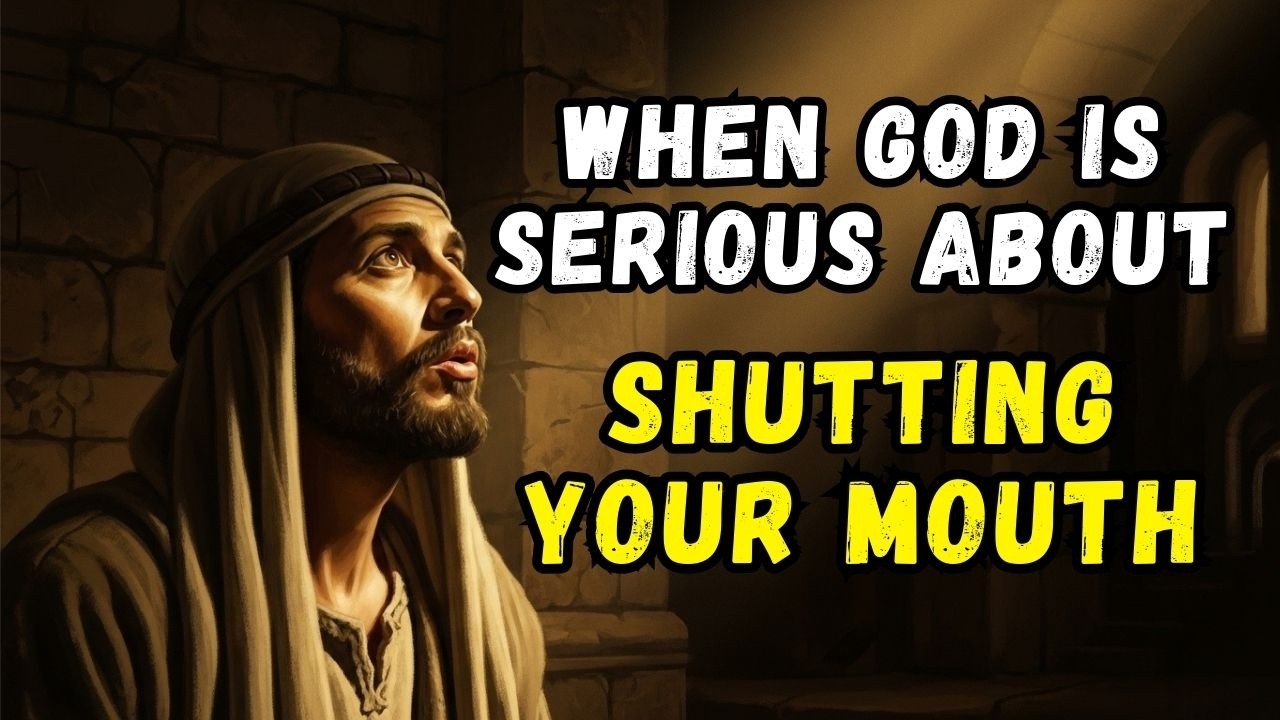 How to know when God is being Serious about Shutting your Mouth