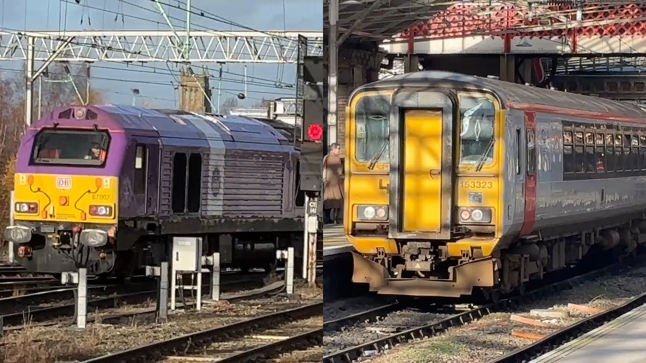 Trains at Crewe 10/12/2025