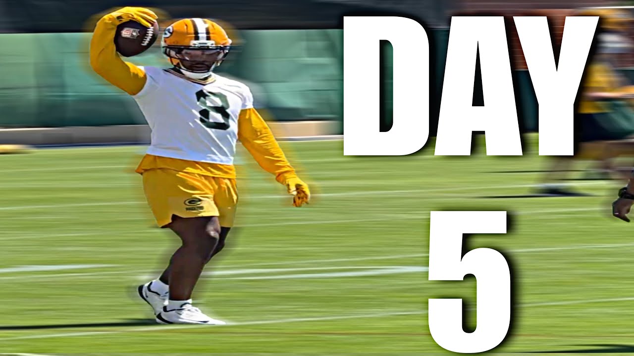 Green Bay Packers OTA&rsquo;s DAY 5 HIGHLIGHTS: Josh Jacobs, Jordan Love + MORE!