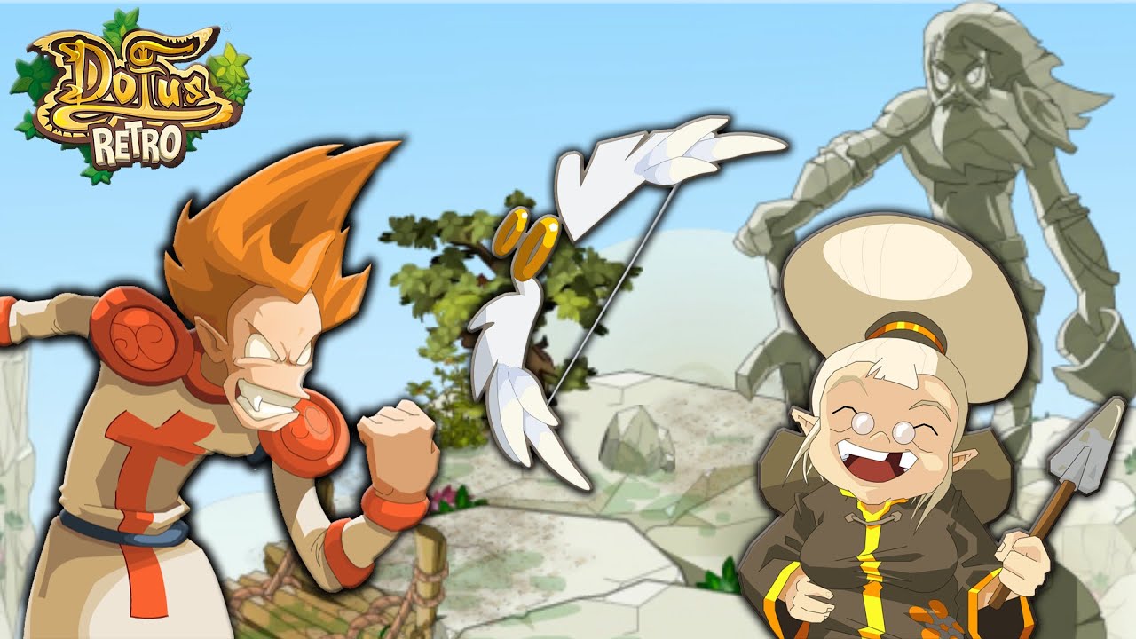Duel d'Arc Adie entre Iop et Enutrof 🏹 PVP Dofus Retro