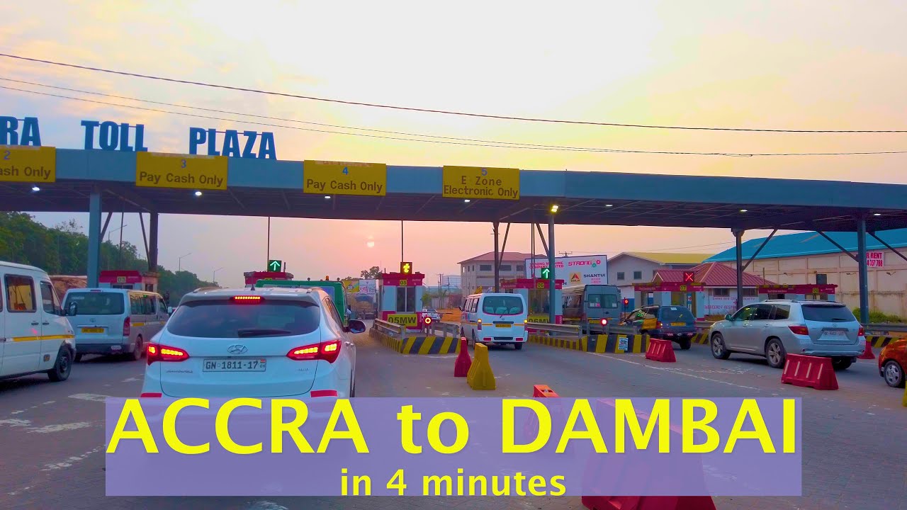 DRIVE  |   From ACCRA to DAMBAI in OTI Region in 4 Minutes.
