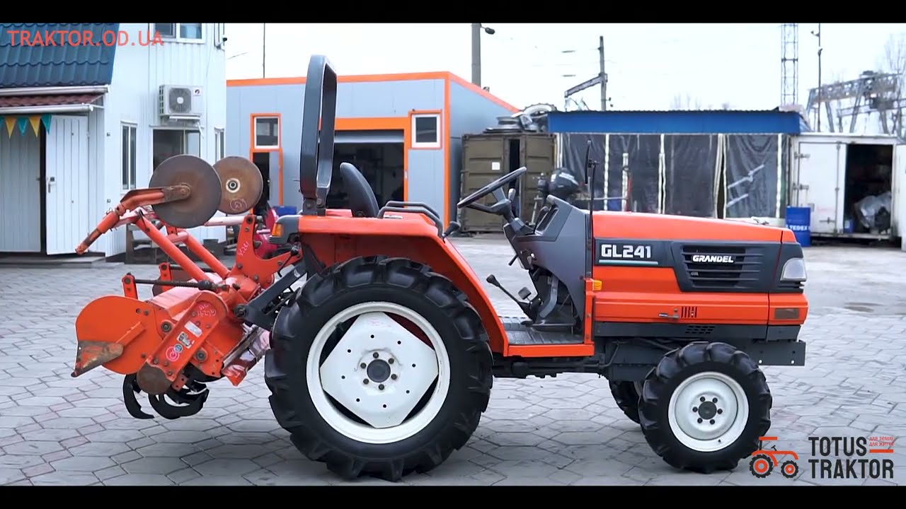 Огляд японського міні трактора Kubota GL-241 | Totus Traktor