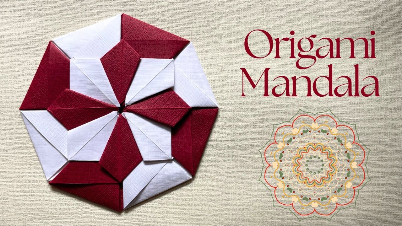 Easy Origami Mandala Step by Step Tutorial | Paper Mandala | InnoVatioNizer #mandala #origami