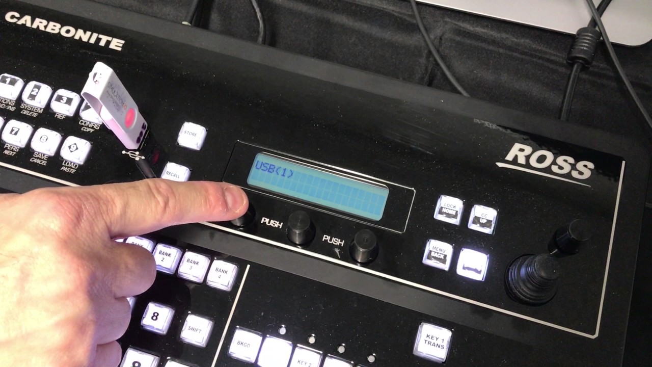 Zinczenko New Media Center - Ross Switcher Green Screen Setup