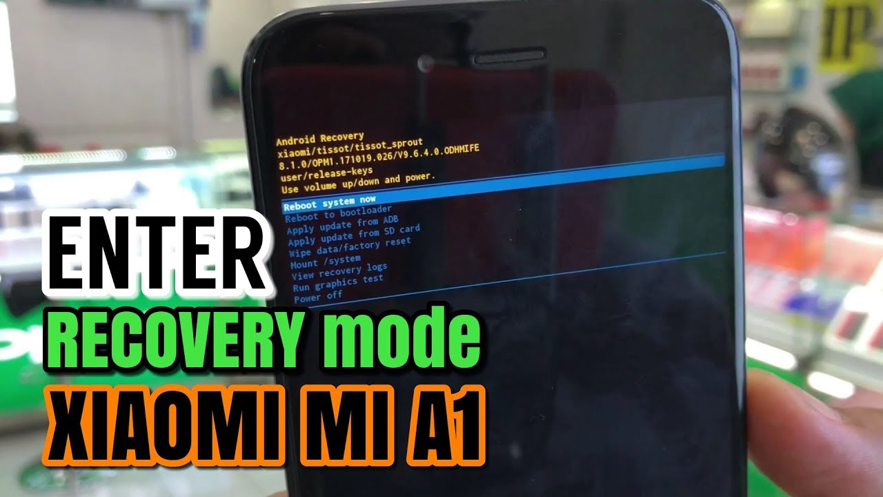 Hard Reset Xiaomi Mi A1 via Recovery Mode
