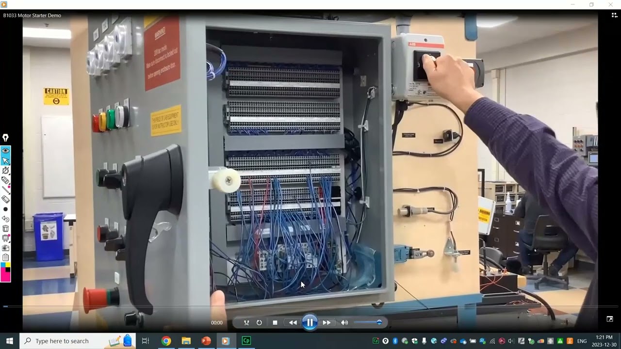 FVNR & FVR motor starter operations 3 wire control, jogging, reversing, speed control