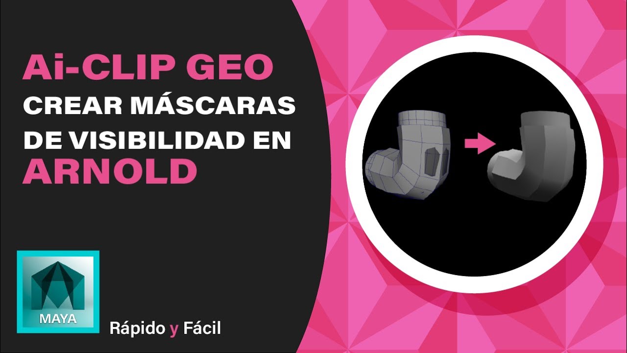 Cómo crear máscaras de visibilidad en Arnold Maya?