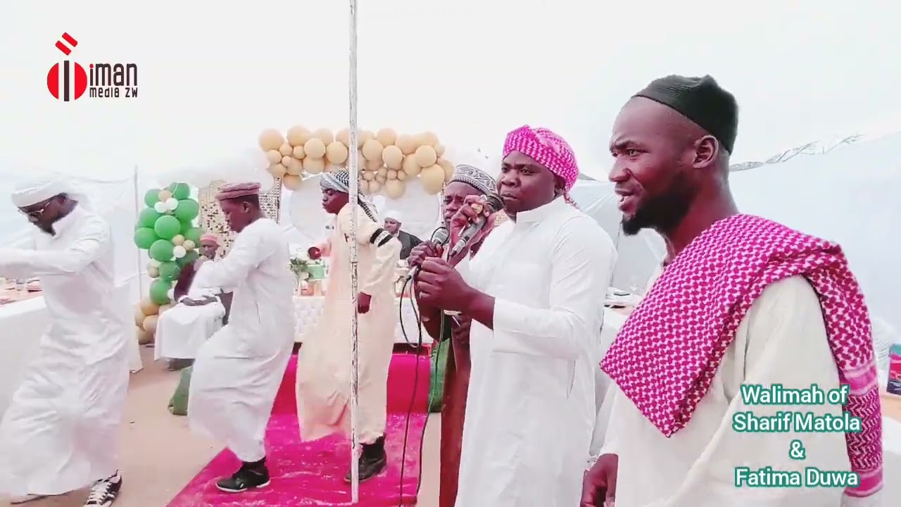 walimah at Rusape.Sharif Matola and Fatimah Duwa