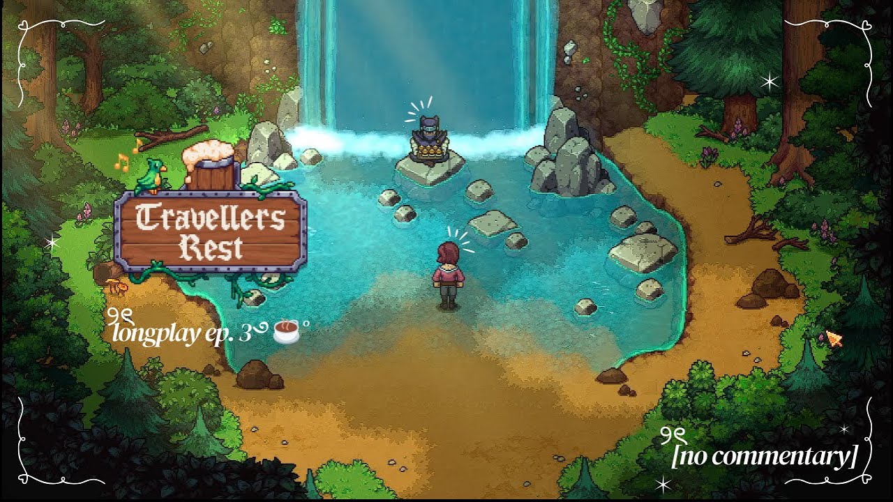 Work ♡ Study ♡ Travellers Rest Gameplay ˚⟡˖ ࣪ No Commentary,  Episode 4 🕯️
