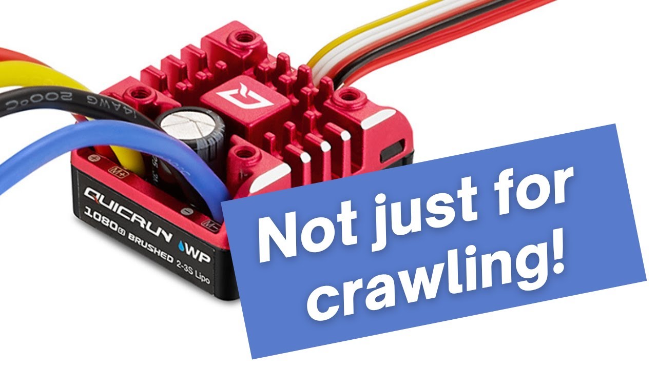 Everything you need to know about the Hobbywing QuicRun WP 1080 G2 brushed ESC