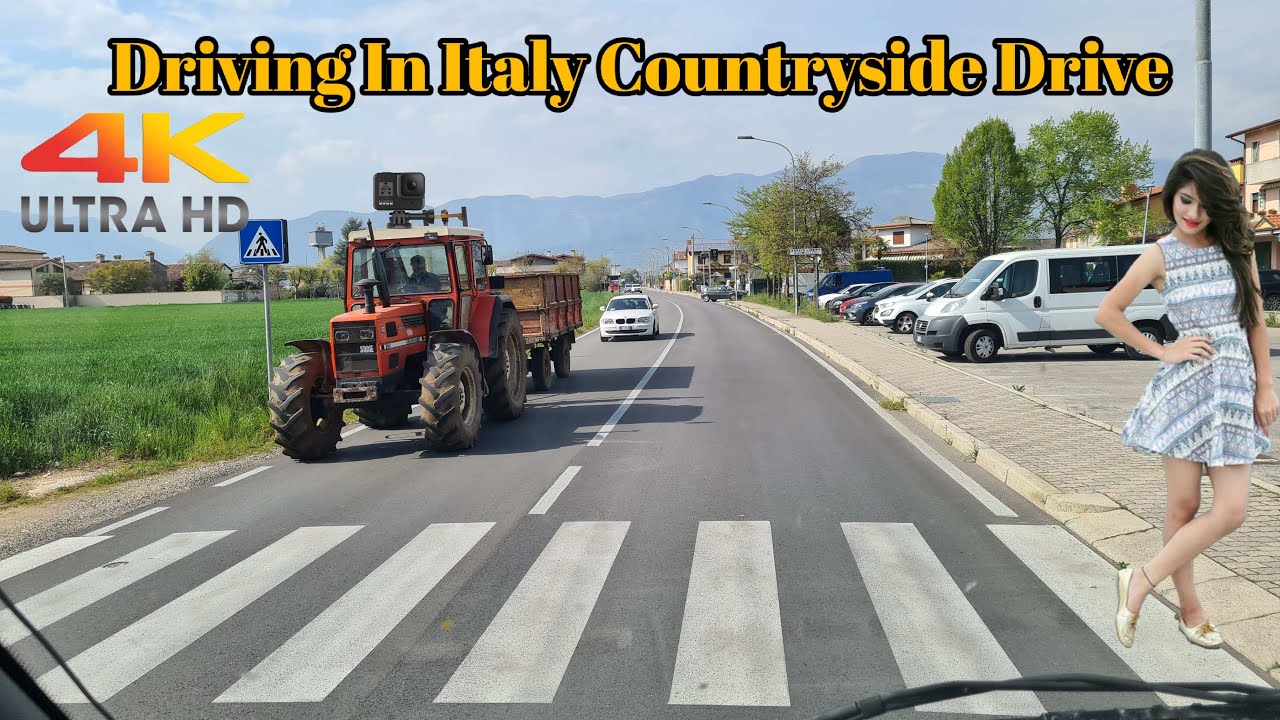 Driving In Italy Countryside Drive