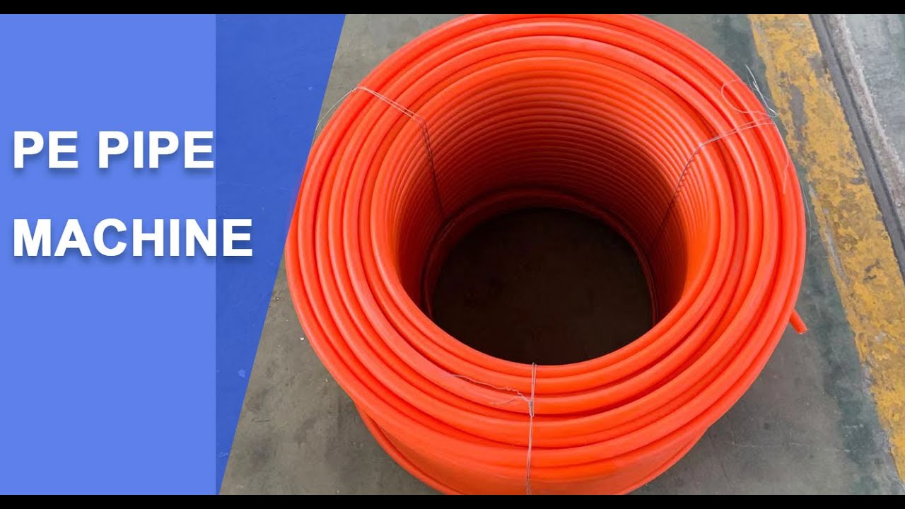 pe pipe manufacturing process+ Full Automatic Coiler(2019).máquina de tubos de pe.آلة الأنابيب pe