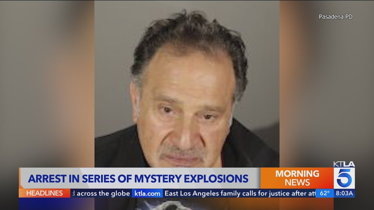 Pasadena man set off more than 150 explosions, police say