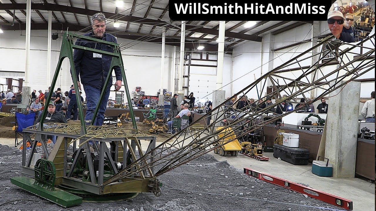 Jaw-Dropping RC Bucyrus 9W Dragline at Cabin Fever Expo 2023