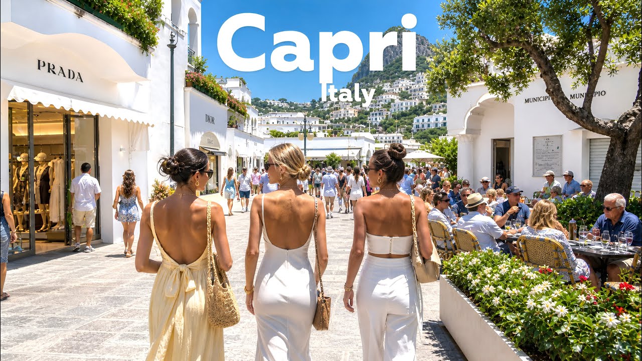 Capri, Italy 🇮🇹- The Most Luxury Location In The World - 4K HDR Walking Tour