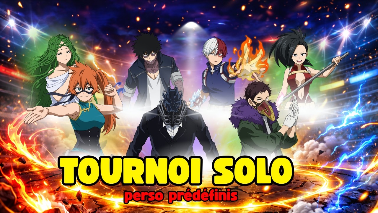 [LIVE🔴] LA FINALE DU TOURNOI SOLO ! + Partie perso  😱 - My Hero Ultra Rumble !
