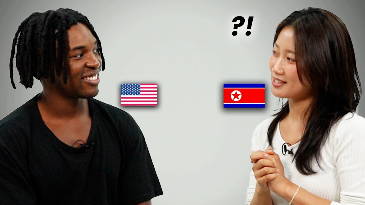 North Korean Girl meets American for the First Time