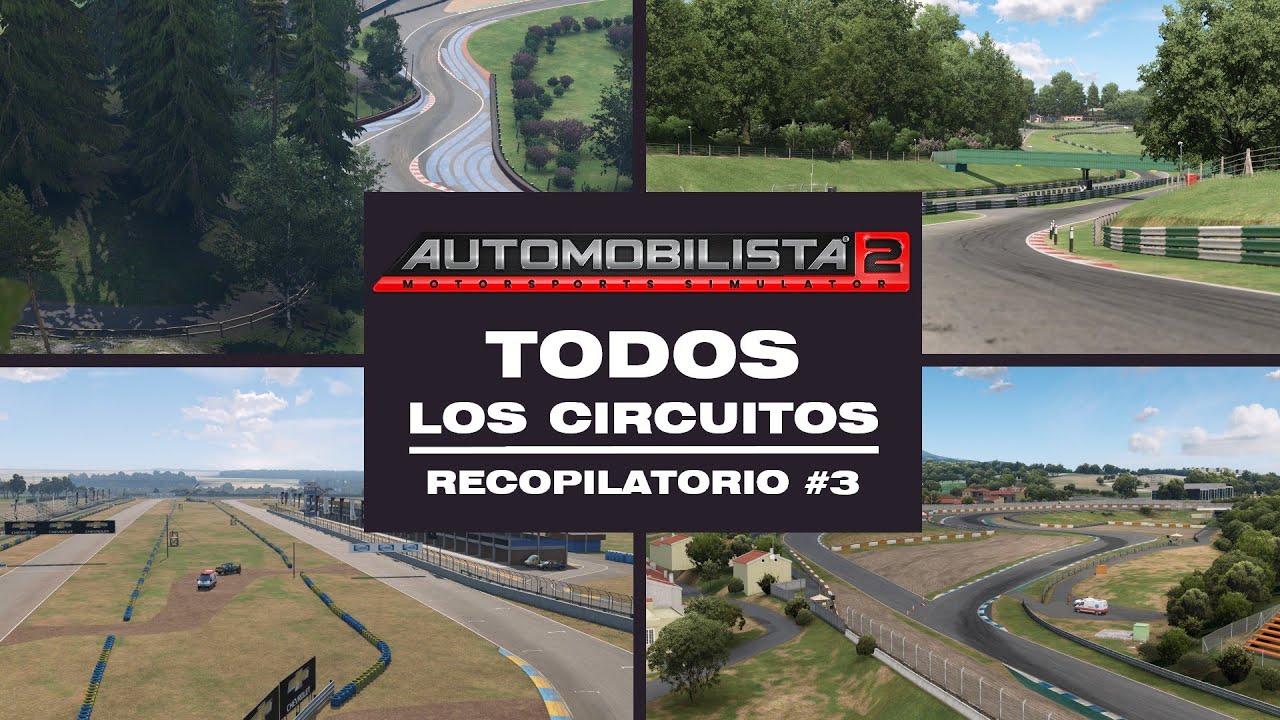 Una vuelta a TODOS los CIRCUITOS de Automobilista 2 | Recopilatorio #3