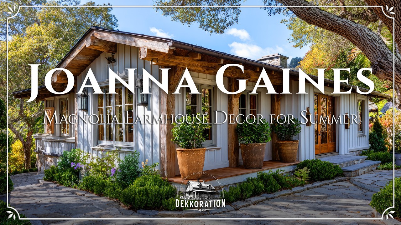 Joanna Gaines Inspired Cottage Makeover | Magnolia Farmhouse Decor Ideas for Summer 2025