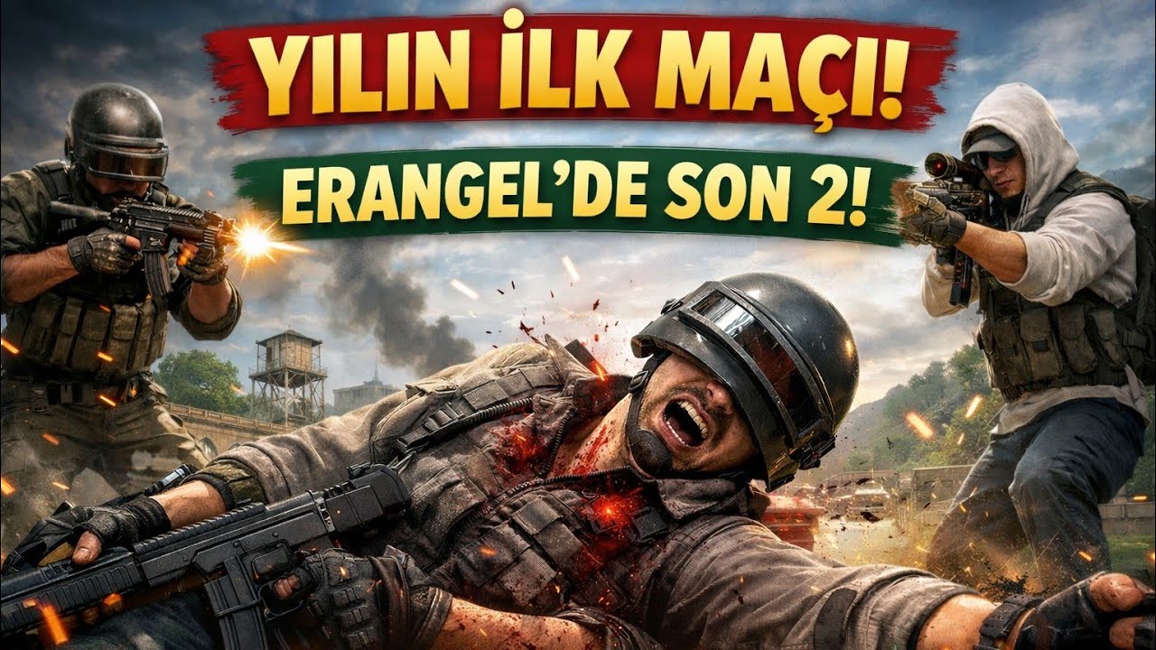 💥 YILIN İLK VİDEOSU! PUBG ERANGEL'DE SON 2 KİŞİ TARAFINDAN KAHREDİCİ SON!