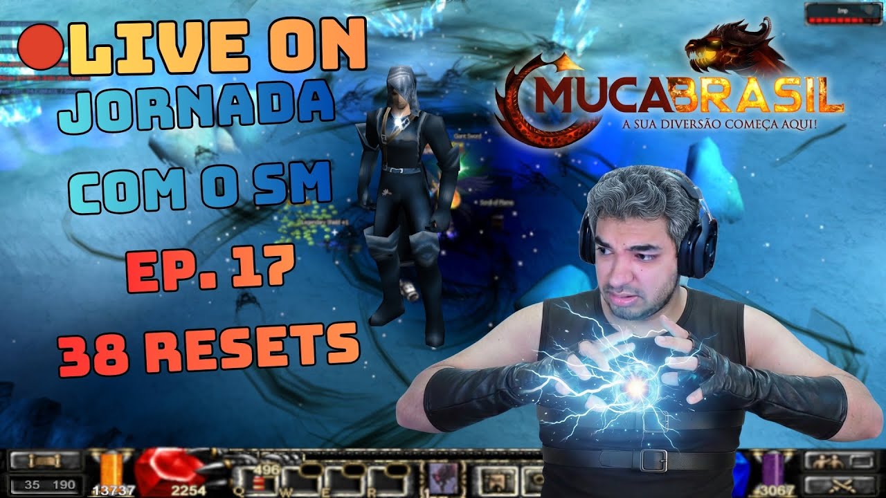 🔴LIVE ON: MU CA BRASIL -  Jornada  do (SM)  SomaCruz  bora uparrrr Ep 17❗muca❗guild ❗discord