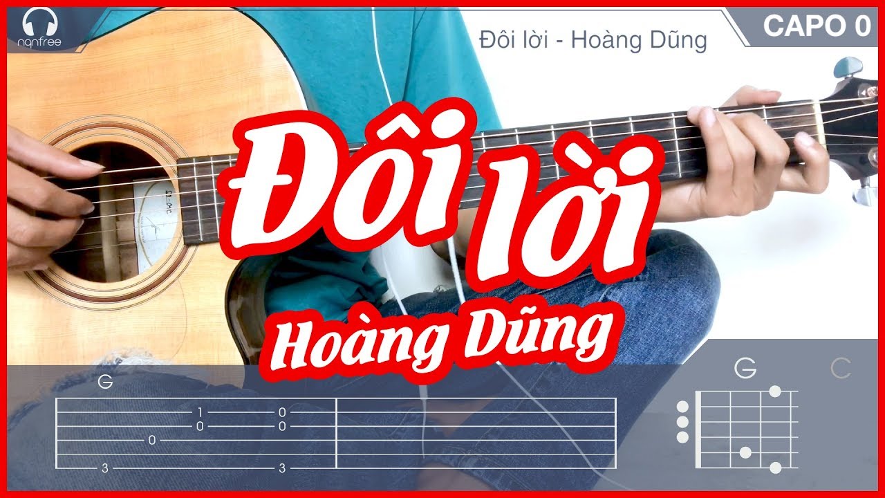 (Hướng dẫn Guitar) Đôi lời - Hoàng Dũng | NGẦU GUITAR