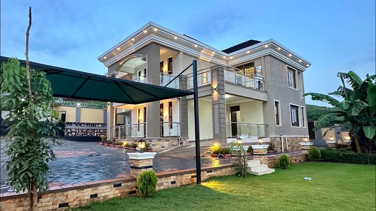 1.5 billion UGx  Modern Mansion with Nature Views Tour | Luxury Mansions in Uganda