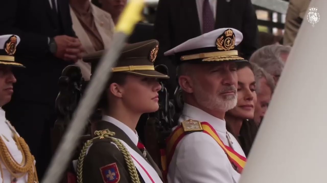 PRINCESA DE ASTURIAS  PRIMERA VEZ CON LOS REYES A LA ESCUELA NAVAL DE MARÍN EN PONTEVEDRA 2024