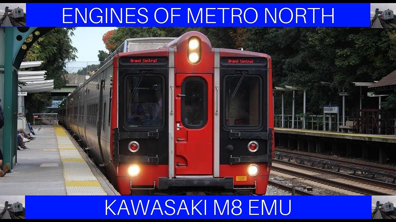 Engines of Metro North Kawasaki M8