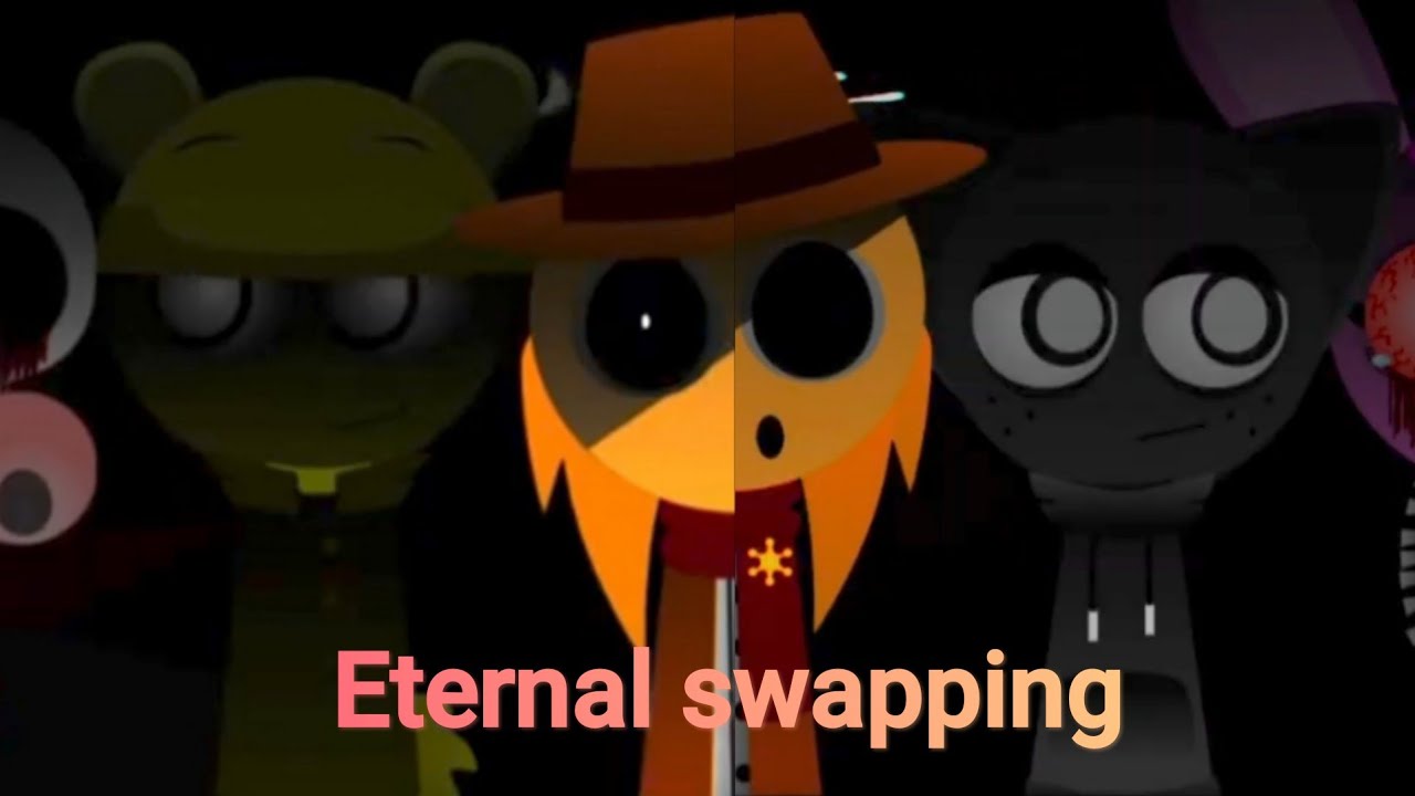 Sprunki swap retextured but  americium mix [ phase 2 and 3 ]