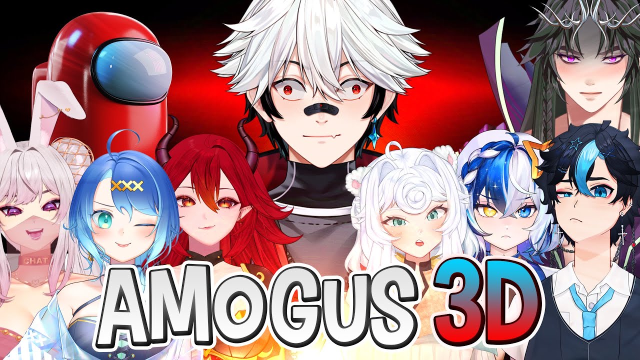 SUPER COLLAB DE VTUBERS IMPOSTORES - Among Us 3D