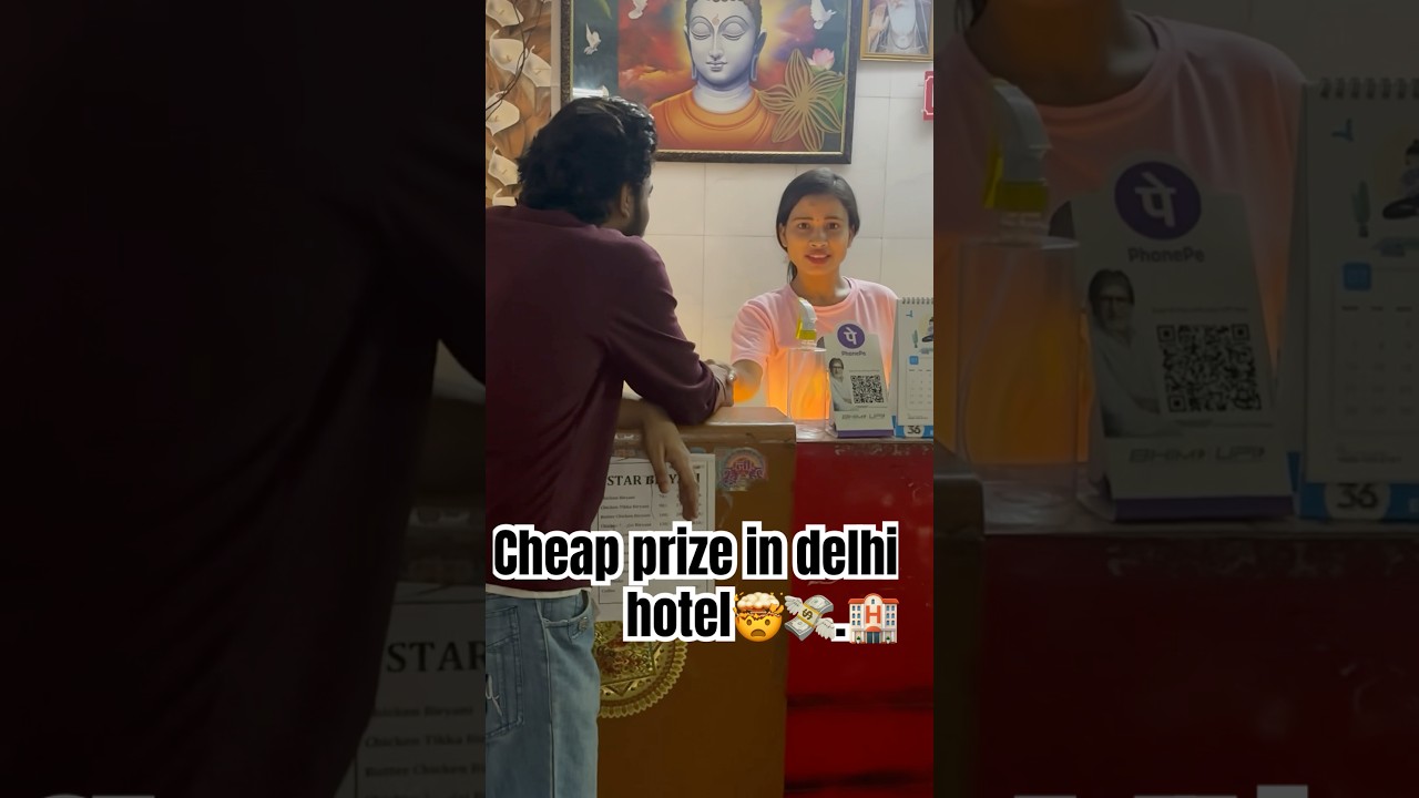 Cheapest Hotel in Delhi 😱 Full Room Tour Under ₹500!🤯#shortsfeed #hotel #delhi #delhivlog #viral