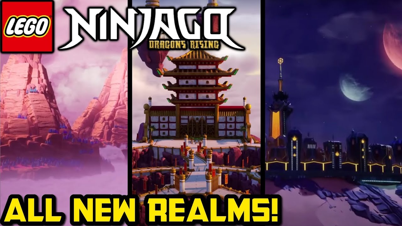Все миры Ниндзяго! 🐉 Обновление Ninjago Dragons Rising!
