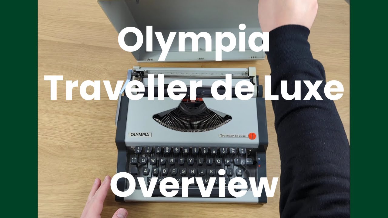 Discover Why Everyone Loves the Olympia Traveller de Luxe Typewriter!