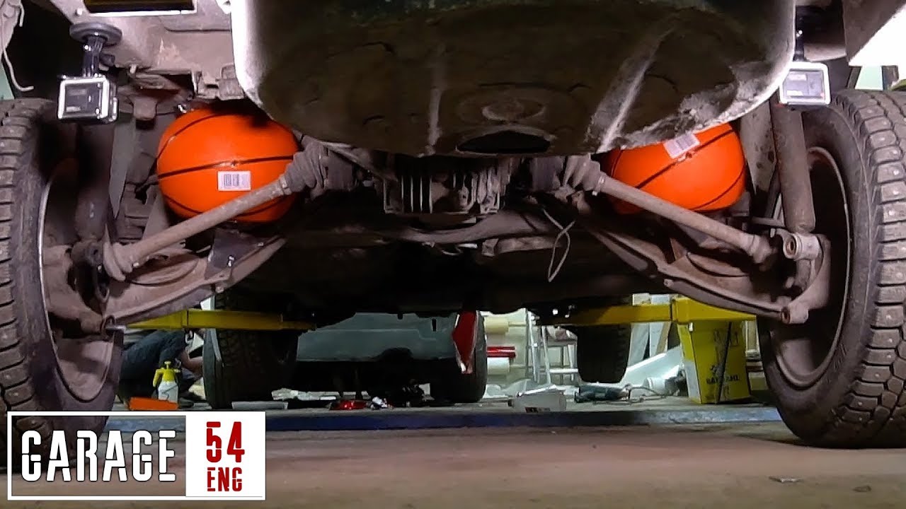 DIY air suspension: replacing springs with basketballs