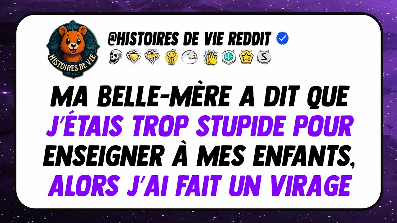 Ma belle-mère a dit que j’étais trop stupide pour enseigner à mes enfants, alors j’ai fait un virage