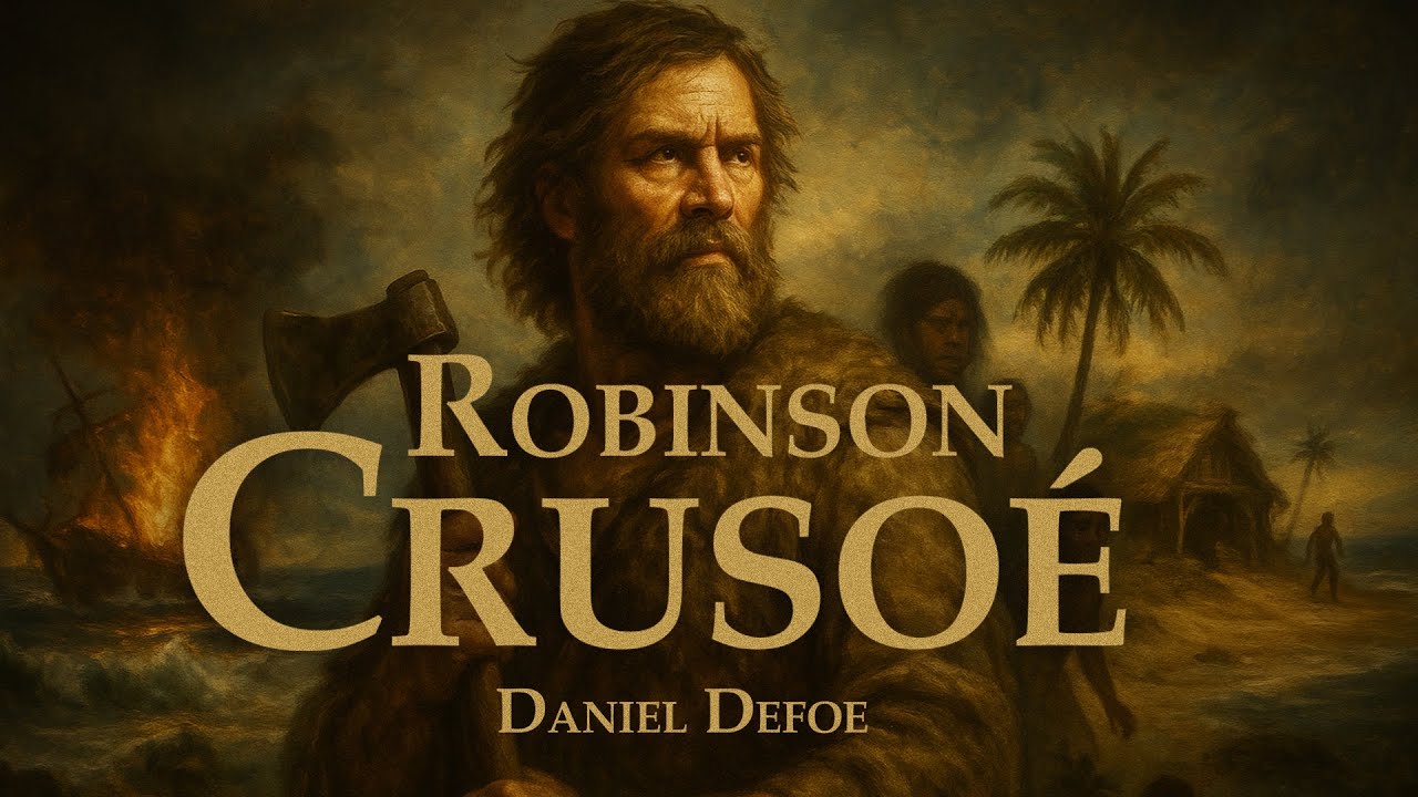ROBINSON CRUSOE: The Illustrated Summary of Daniel Defoe's Book