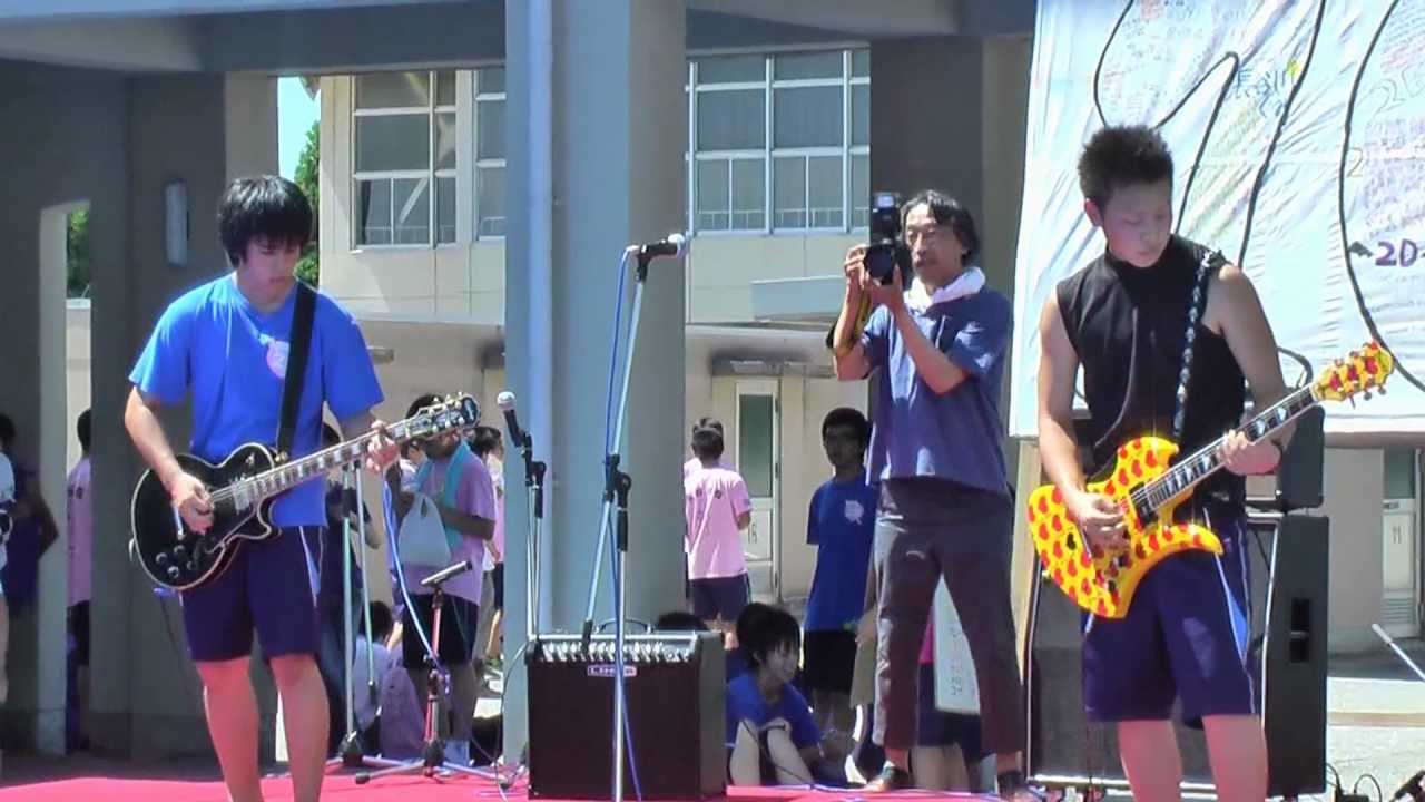 【石川県立飯田高等学校 2012年 飯高祭 LIVE】 X-JAPAN 紅 弾いてみた 【シュシュ太郎×ごっち】