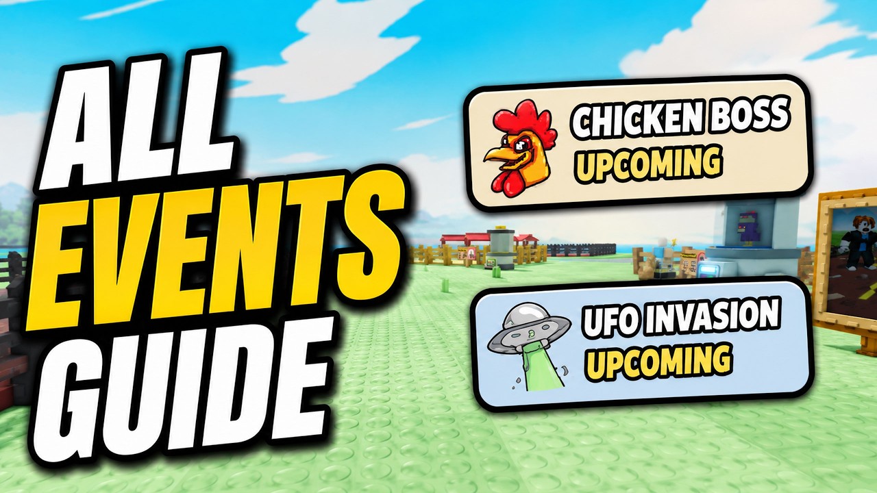 ALL EVENTS GUIDE (HOW TO WIN) in GROW A CHICKEN FIGHTER Roblox