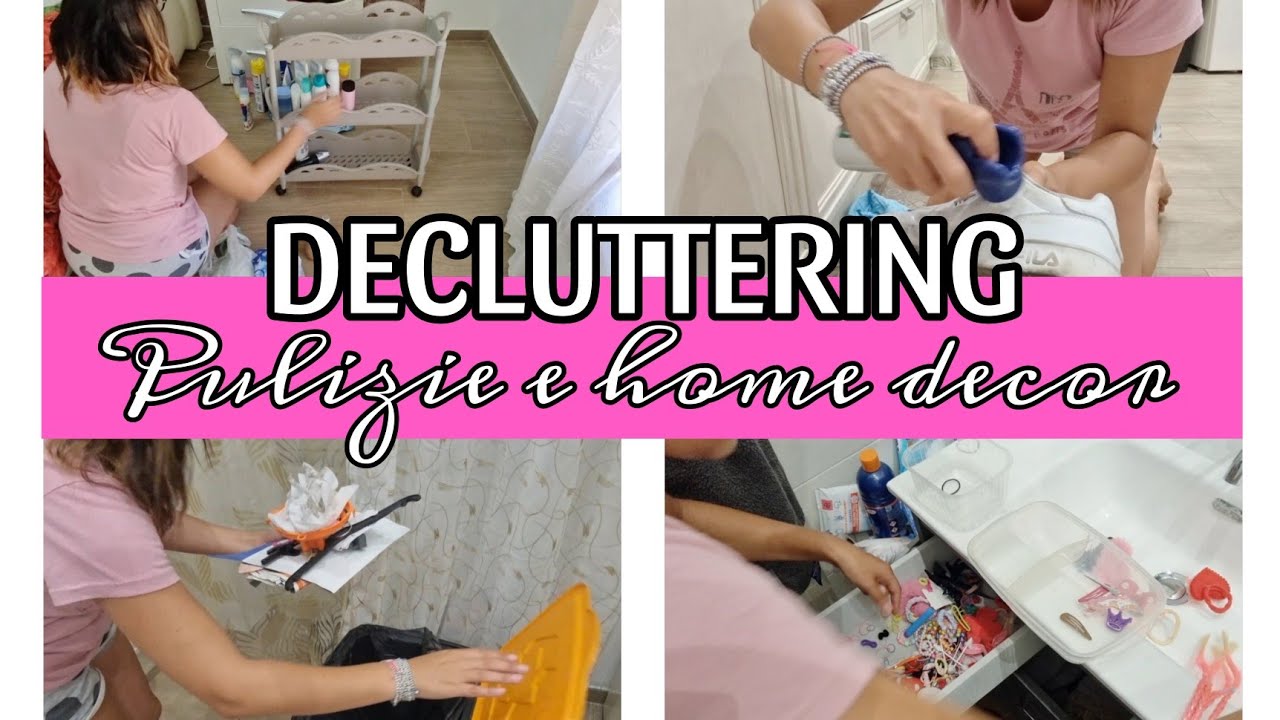 INIZIAMO IL DECLUTTERING E PULIZIE D'EMERGENZA /PULIRE LE SCARPE BIANCHE