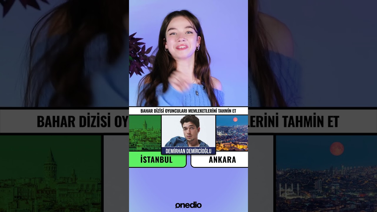 Bahar Dizisi Oyuncuları Memleketleri 😂 Alisa Sezen Sever ve Sena Kalıp Yarışıyor 😂 #shorts