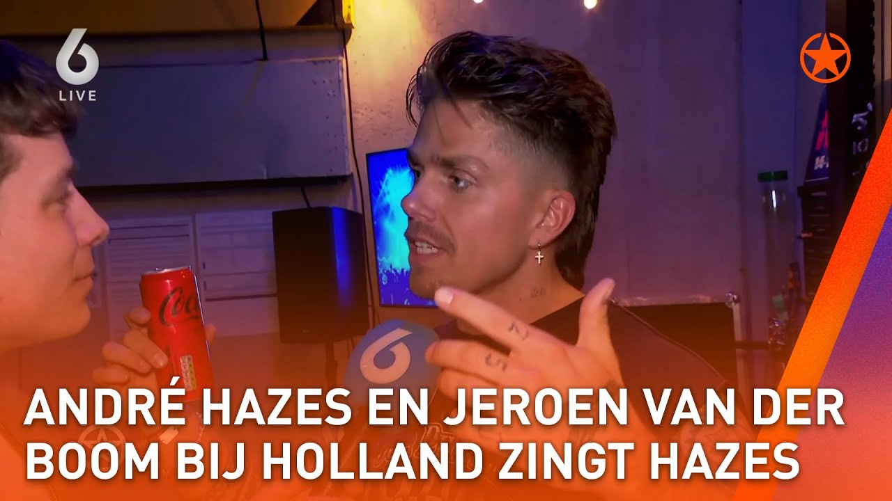 JEROEN VAN DER BOOM EN ANDRÉ HAZES blikken terug op de EERSTE SHOW HOLLAND ZINGT HAZES| SHOWNIEUWS