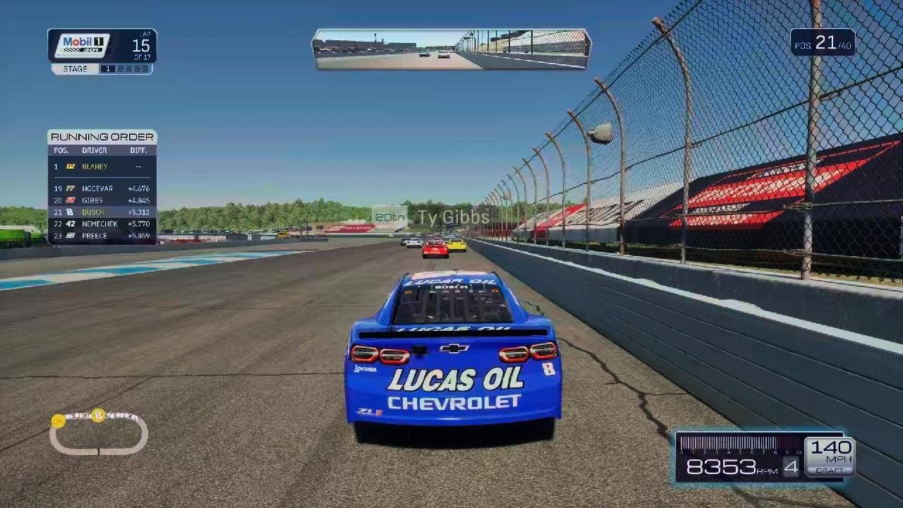 LOOSE. | NASCAR 25 Cup championship Mode Round 2 race 1 @ Hampshire