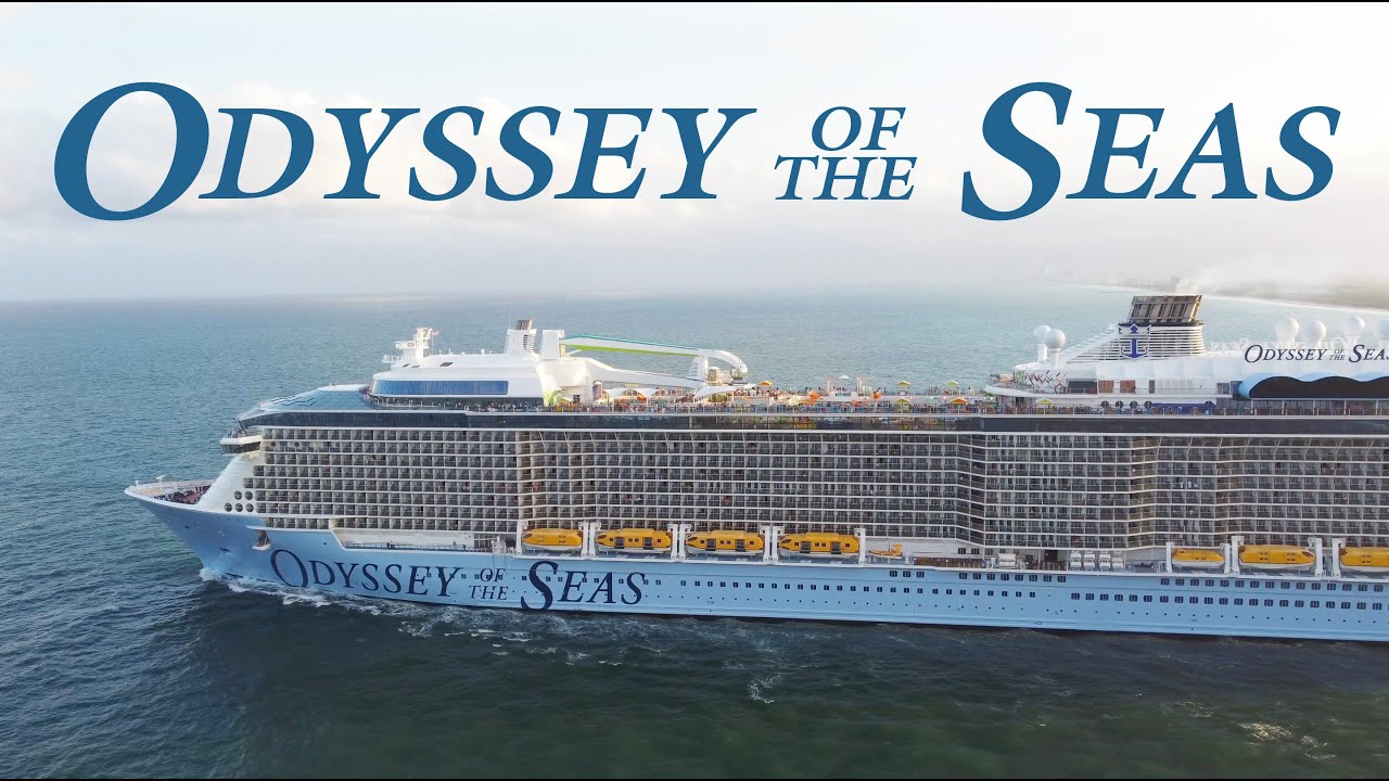 Odyssey of the Seas Departure from Port Everglades [DRONE FOOTAGE]