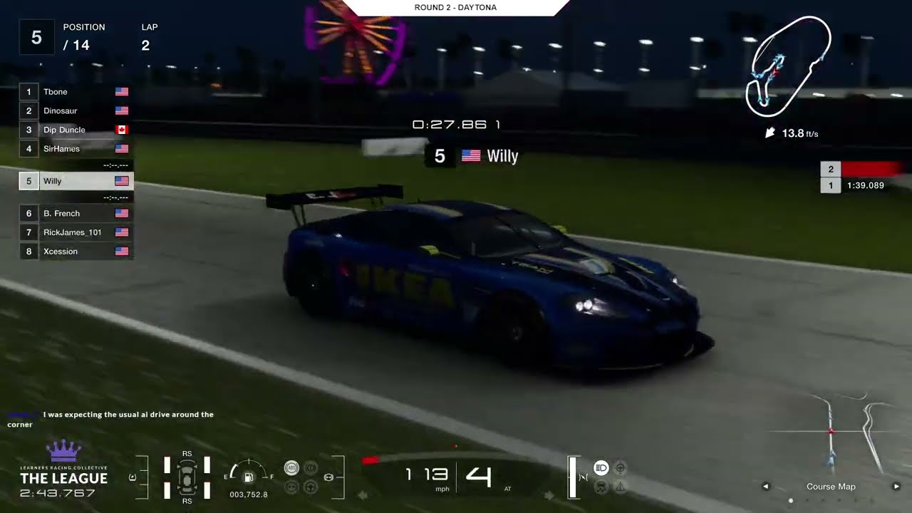 The League - Round 2: Daytona - Division 1