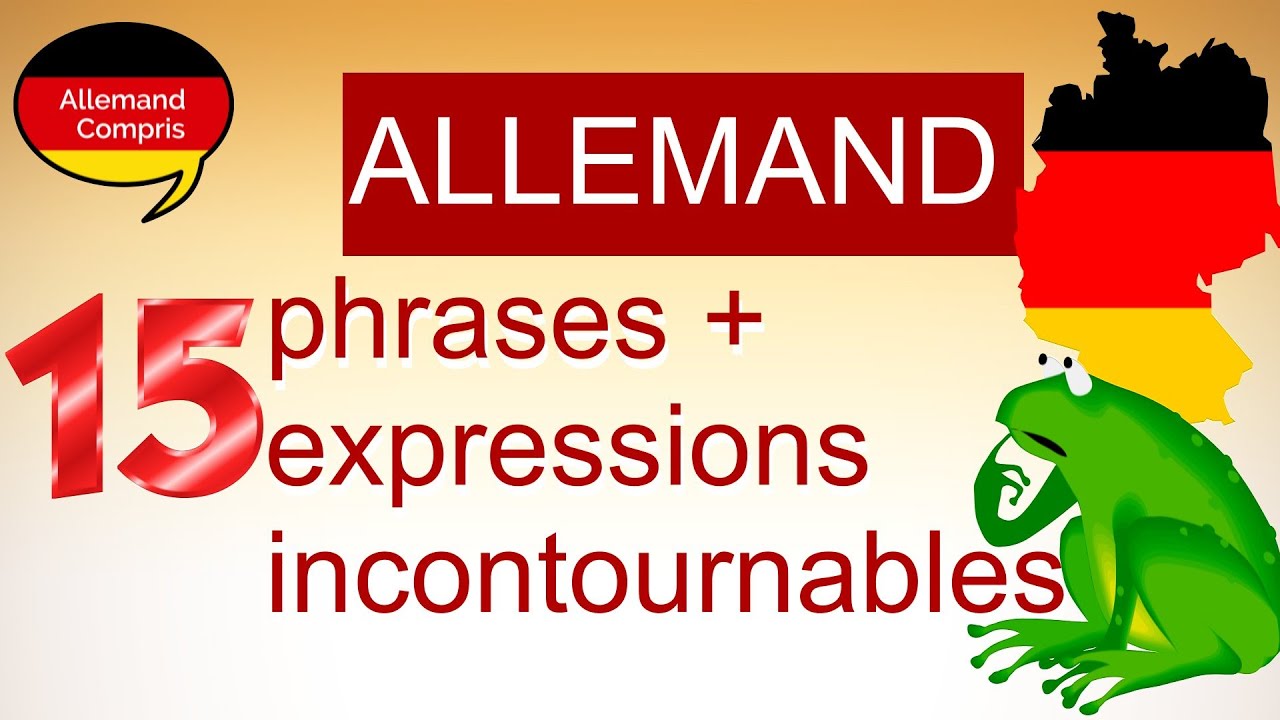 🇩🇪 Allemand débutant - Les 15 expressions qu'il faut connaître
