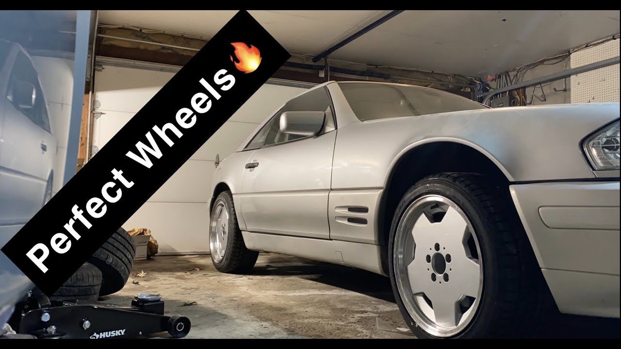 BEST WHEEL SPECS FOR MERCEDES R129 PERFECT FITMENT SL500 RESTORATION EP:2