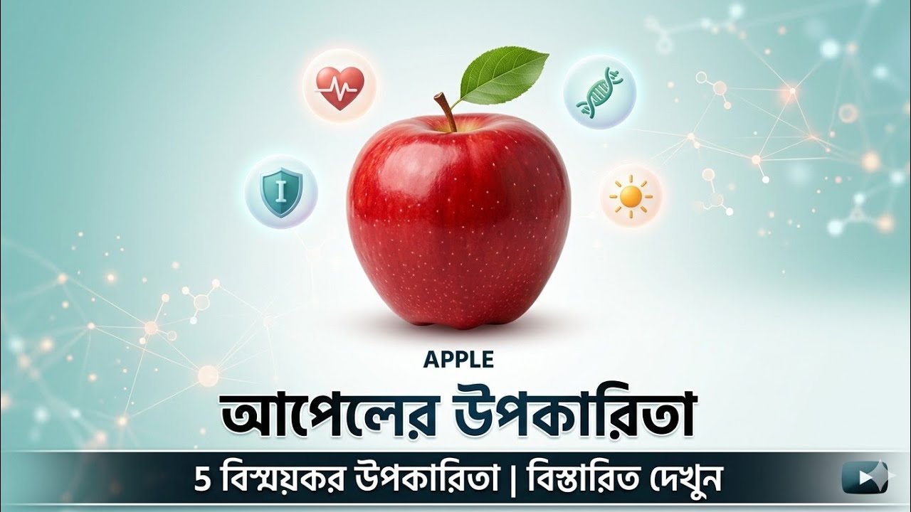 আপেলের উপকারিতা || জানলে অবাক হয়ে যাবেন || আপেলে এত গুণ রয়েছে।