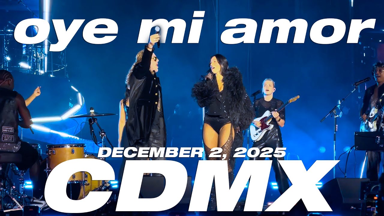 Dua Lipa - Oye Mi Amor (feat. Fher de MANÁ) 4K 60 FPS (December 2, 2025 Live at Mexico City)