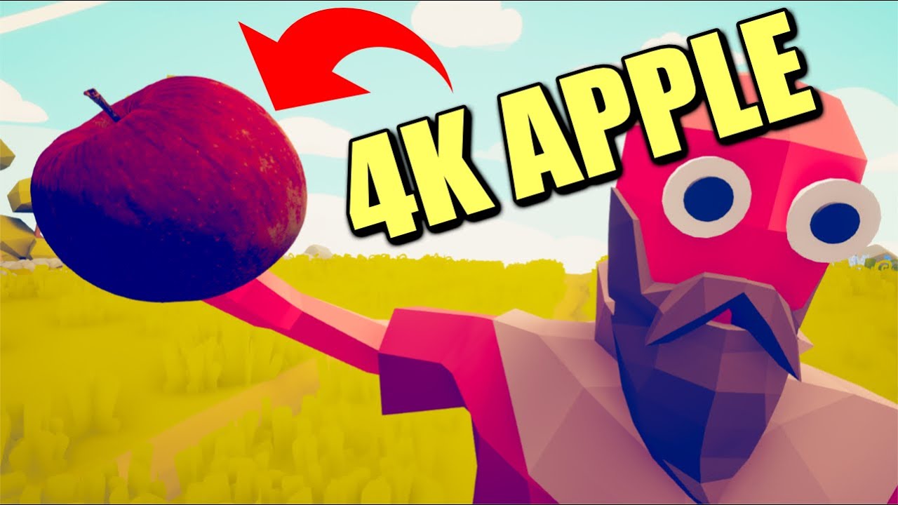 4K Apple Thrower Army vs Every Faction - Totally Accurate Battle Simulator TABS